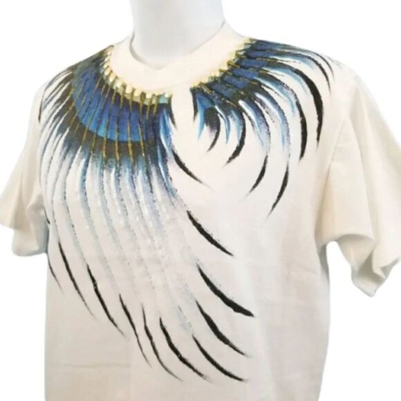 Vintage 80's Custom Hand Painted Puffy Paint Crop Tshirt Size Small - Picture 4 of 5